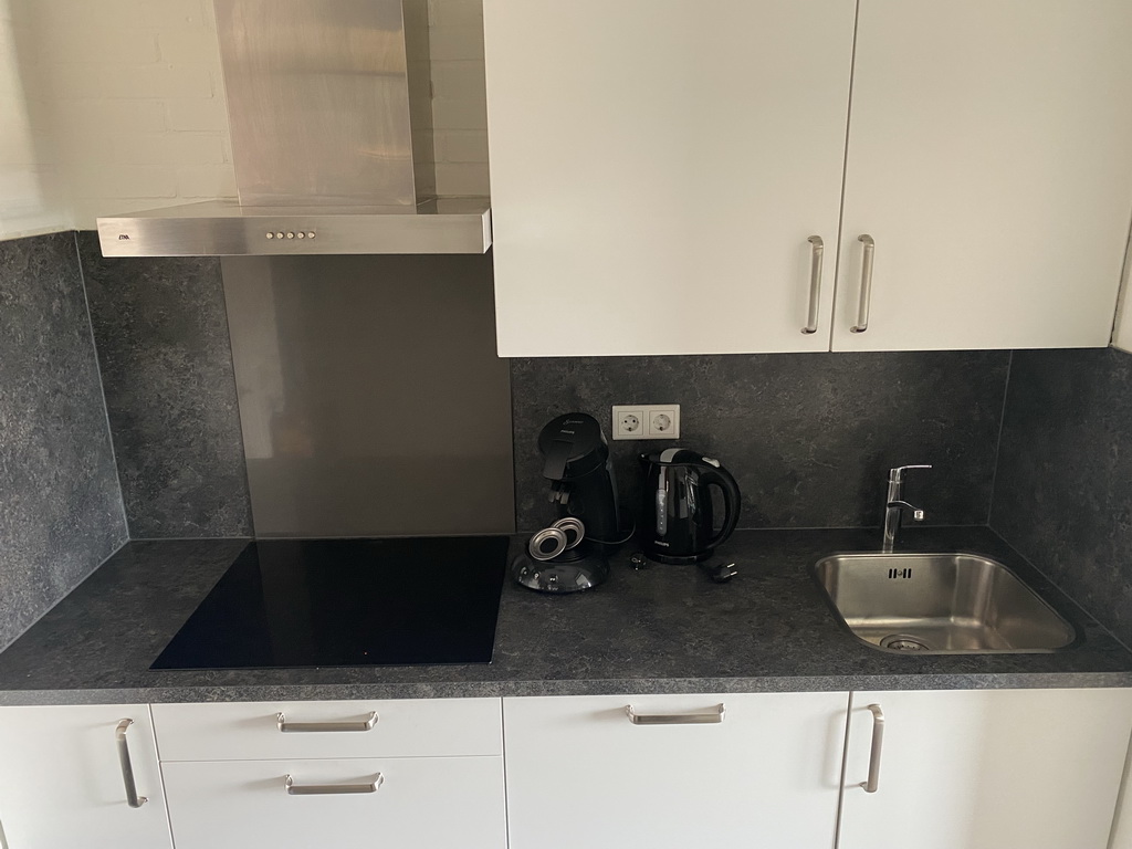 The kitchen at the lower floor of our apartment at Holiday Park AquaDelta