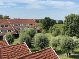 Grassland at Holiday Park AquaDelta, viewed from the balcony of our apartment