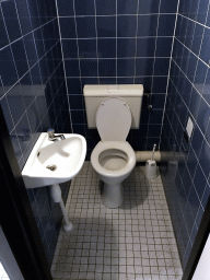 Toilet at the upper floor of our apartment at Holiday Park AquaDelta