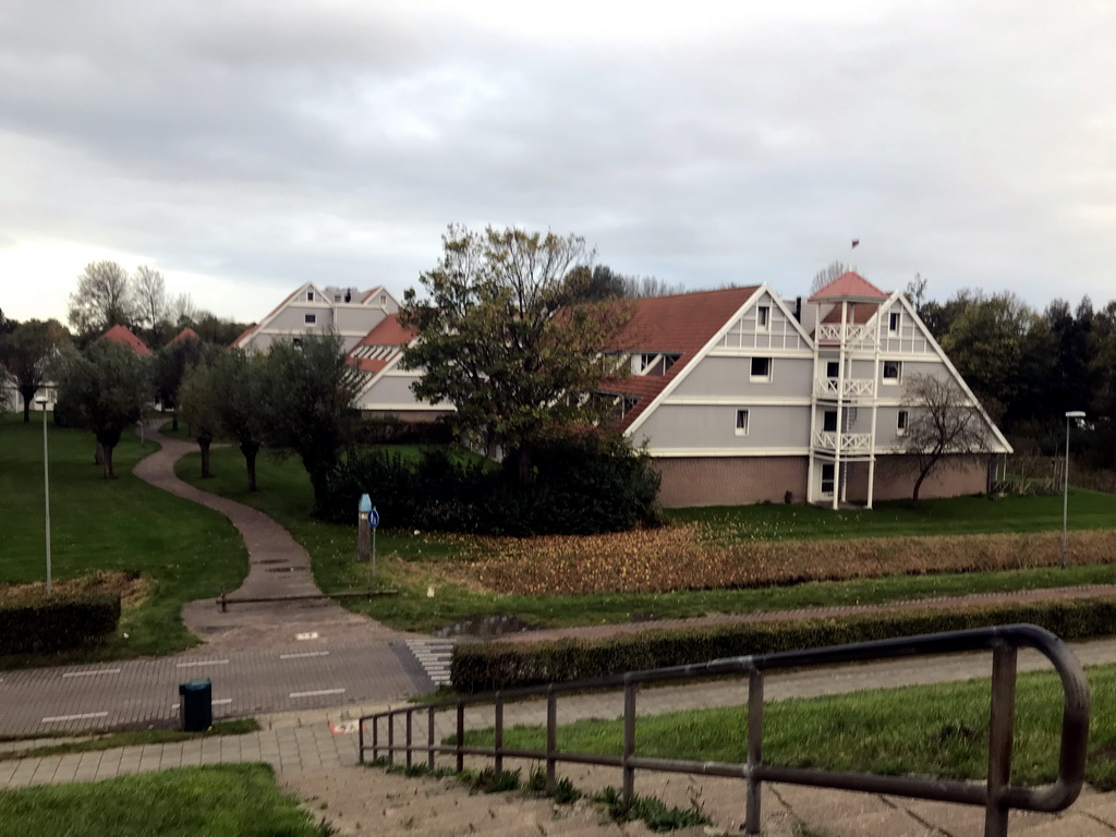 Northeast side of the Holiday Park AquaDelta, viewed from the dike next to the Hageweg street