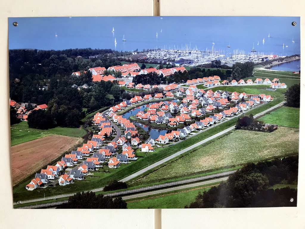 Aerial photograph of Holiday Park AquaDelta