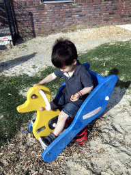 Max at the playground of Restaurant Grevelingen at the south side of the Grevelingendam