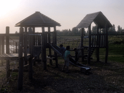 Max and other children at the playground of Restaurant Grevelingen at the south side of the Grevelingendam