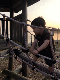 Max at the playground of Restaurant Grevelingen at the south side of the Grevelingendam