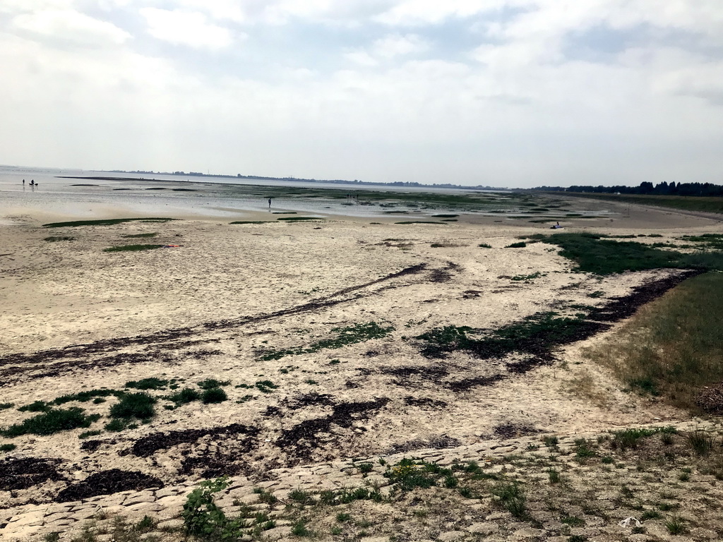 The Krammer lake and the beach at the southwest side of the Grevelingendam