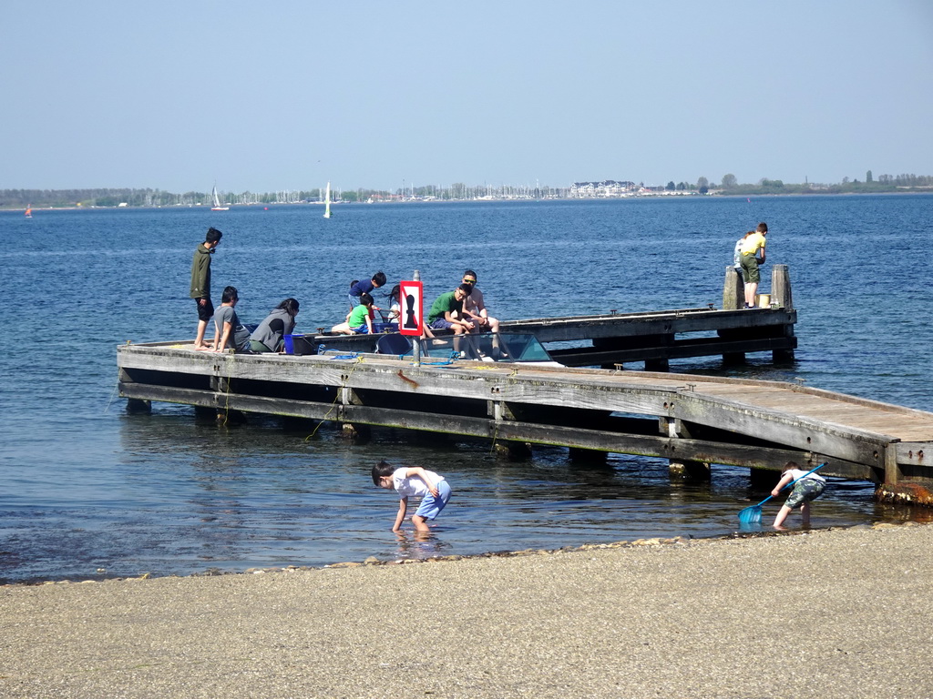 Pier at the northwest side of the Grevelingendam