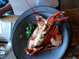 Lobster at the Bru 17 restaurant