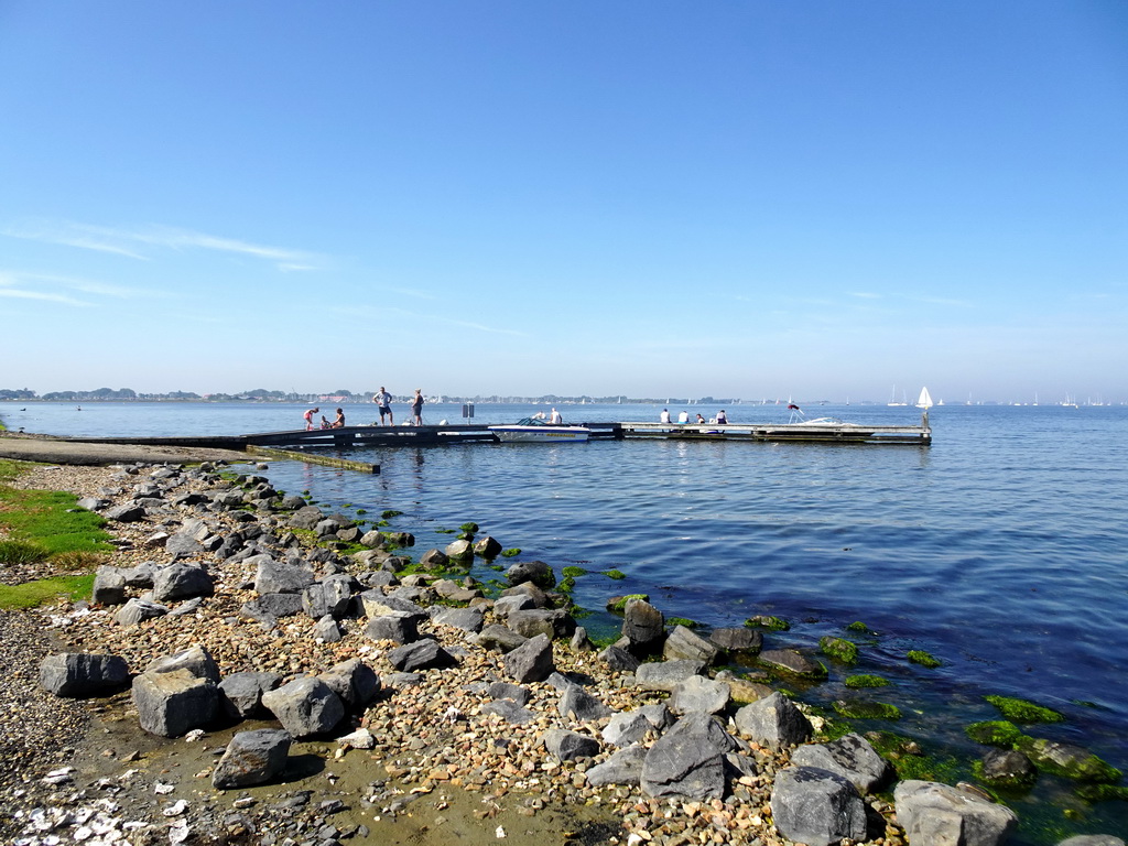 Pier at the northwest side of the Grevelingendam