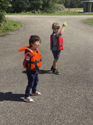 Max and his friend kiting at the northwest side of the Grevelingendam