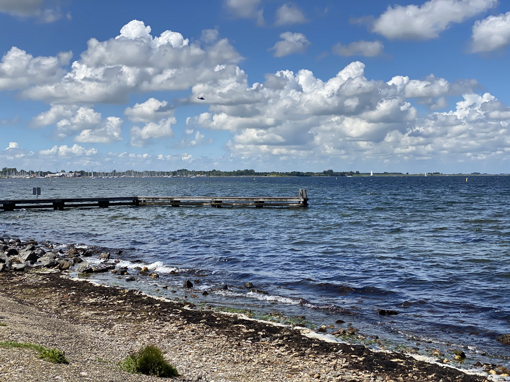 Pier at the northwest side of the Grevelingendam