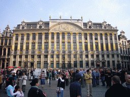Buildings at the southeast side of the Grand-Place de Bruxelles square