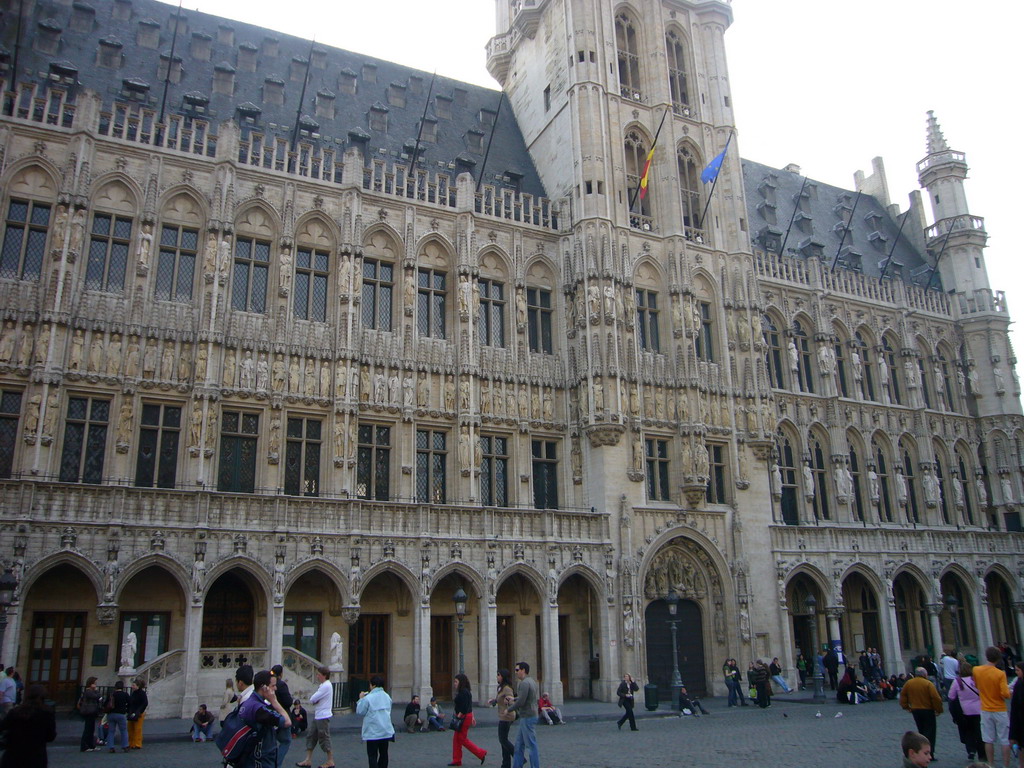 The City Hall at the Grand-Place de Bruxelles square