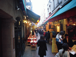 Restaurants in the Rue des Bouchers street