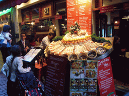 Restaurants in the Rue des Bouchers street