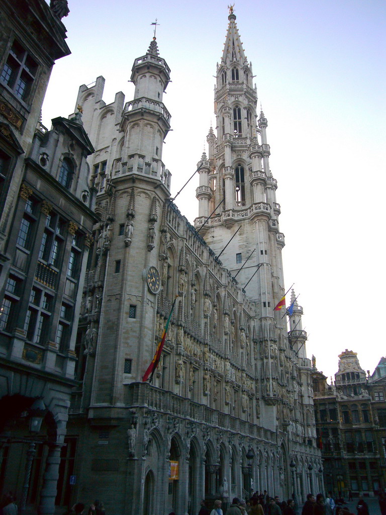 The City Hall at the Grand-Place de Bruxelles square