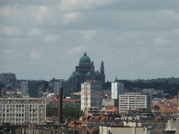 The Basilique du Sacré-Coeur de Bruxelles church, viewed from the Place Poelaert square