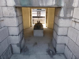 Tomb below the Infantry Memorial at the Place Poelaert square