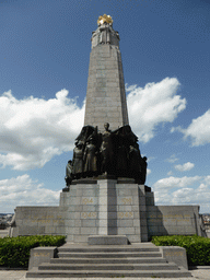 The Infantry Memorial at the Place Poelaert square