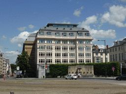 The Place Poelaert square with the Anglo-Belgian War Memorial