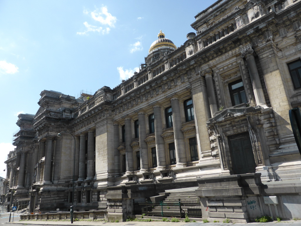 The Palais de Justice de Bruxelles at the Place Poelaert square