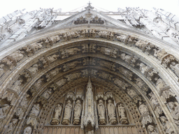 Facade of the Église Notre-Dame du Sablon church