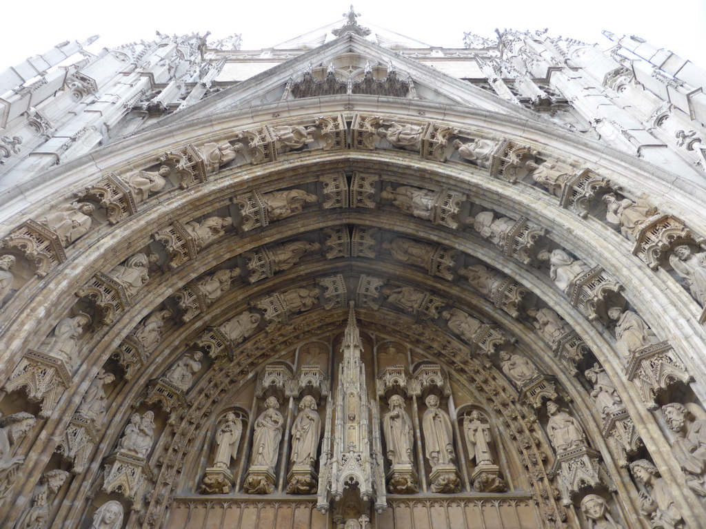 Facade of the Église Notre-Dame du Sablon church