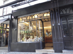 Front of the Maison Dandoy speculoos shop at the Rue de Rollebeek street