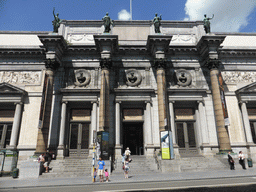 Front of the Musée d`Art Ancien museum at the Rue de la Régence street