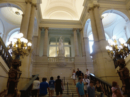 The Grand Staircase and Vestibule of the Royal Palace of Brussels