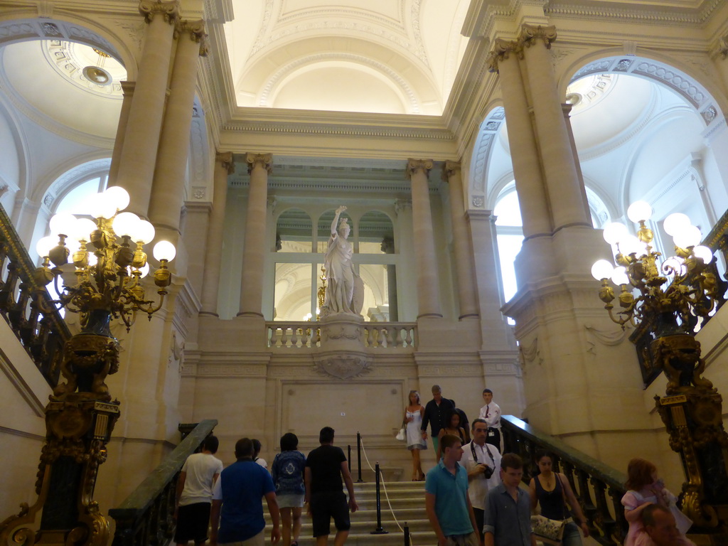 The Grand Staircase and Vestibule of the Royal Palace of Brussels