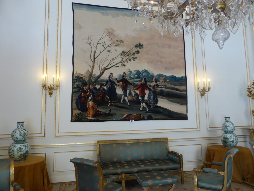 The Goya Room of the Royal Palace of Brussels