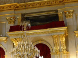Balcony at the Throne Room of the Royal Palace of Brussels