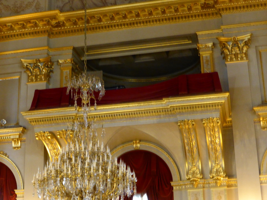 Balcony at the Throne Room of the Royal Palace of Brussels