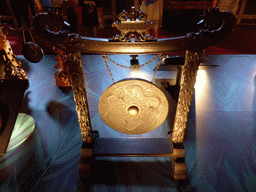 Asian gong in the Marble Room of the Royal Palace of Brussels