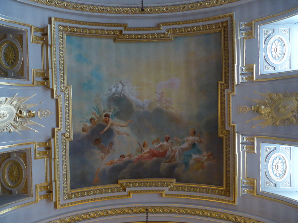 Ceiling at the Long Gallery of the Royal Palace of Brussels