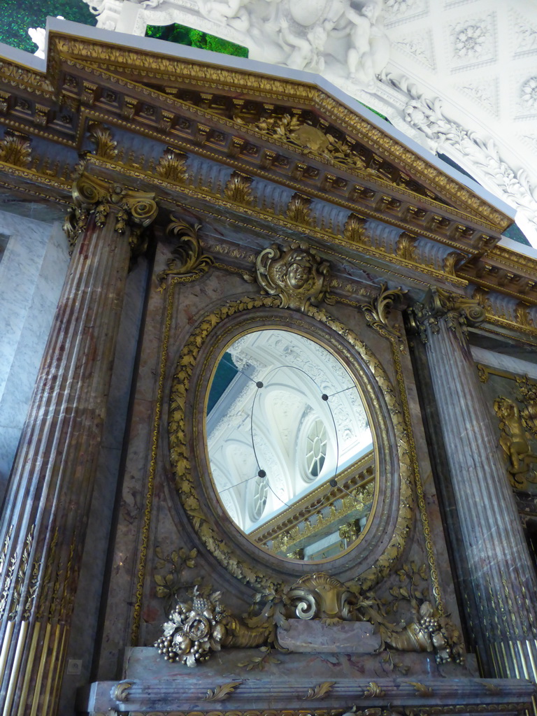 Mirror in the Mirror Room of the Royal Palace of Brussels