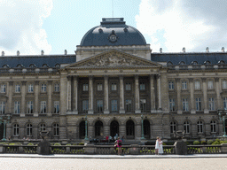 Front of the Royal Palace of Brussels at the Place des Palais square