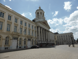 Front of the Église Saint-Jacques-sur-Coudenberg church at the Place Royale square