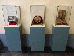 Items from the baptistry of Prince Philippe, at the Église Saint-Jacques-sur-Coudenberg church