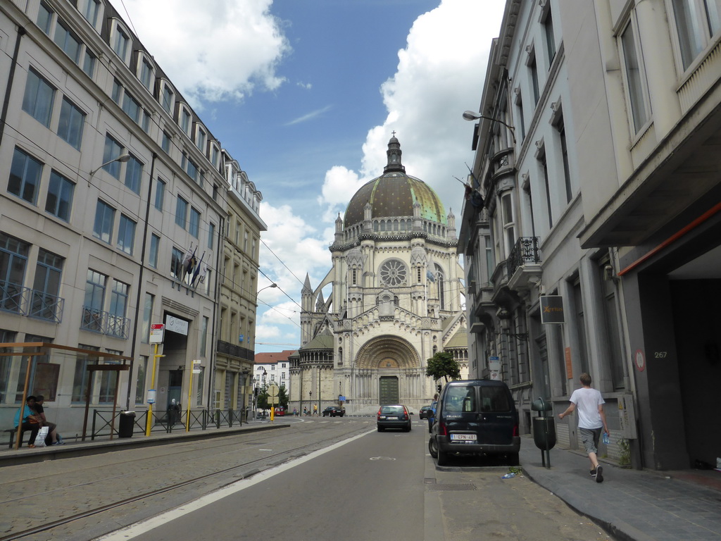 The Rue Royale street and the Église Royale Sainte-Marie church