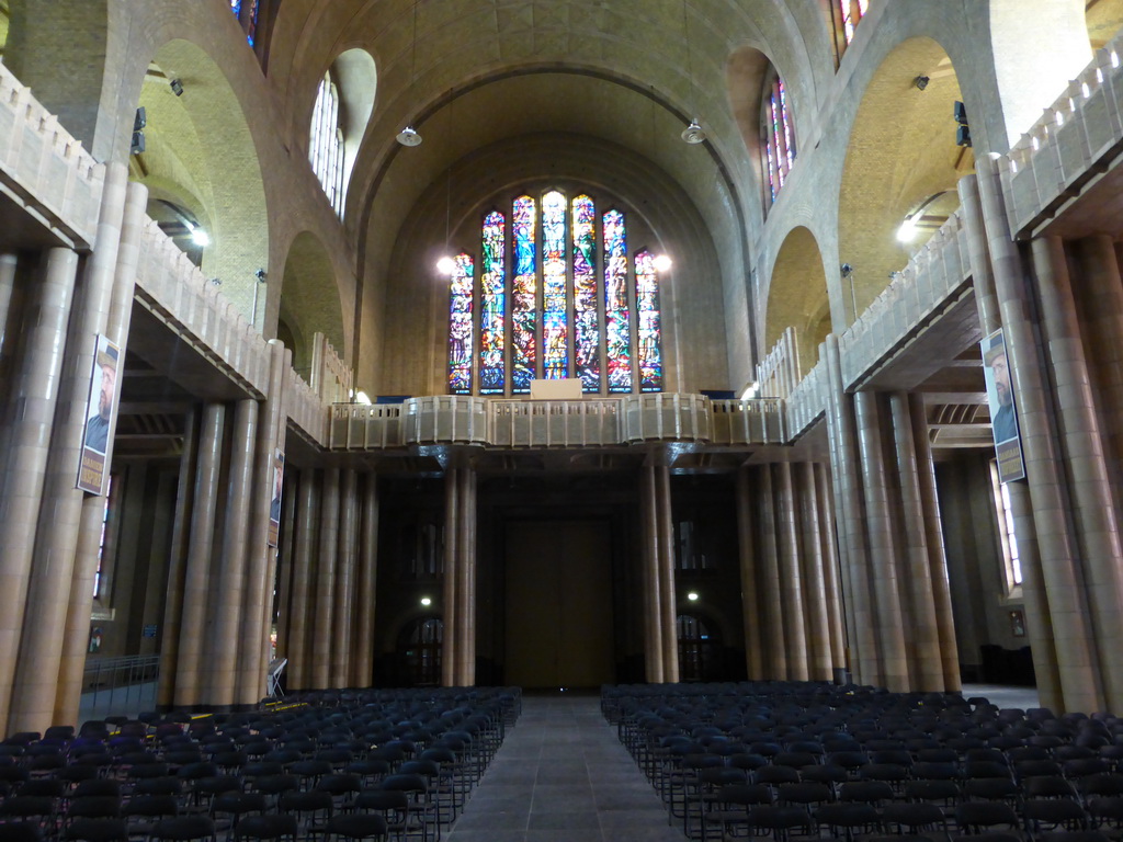 Nave at the Basilique du Sacré-Coeur de Bruxelles church