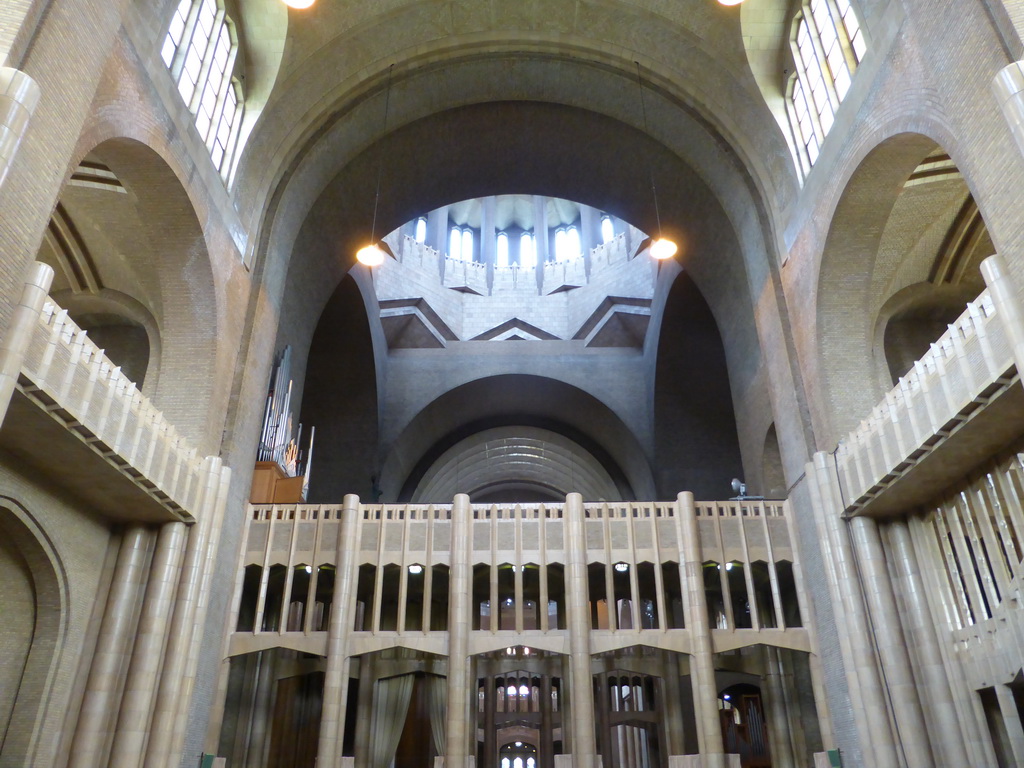 Nave and dome of the Basilique du Sacré-Coeur de Bruxelles church