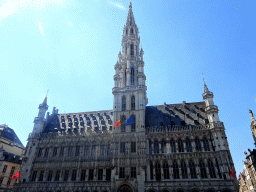 Facade of the Town Hall at the Grand Place square