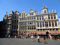 Buildings at the northwest side of the Grand Place square