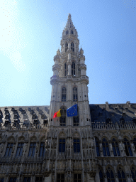 Facade of the Town Hall at the Grand Place square