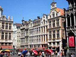 Buildings at the north side of the Grand Place square