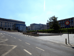 The Mont des Arts hill with the Royal Library of Belgium