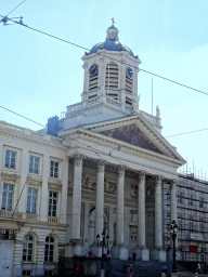 Front of the Saint Jacques-sur-Coudenberg church at the Place Royale square