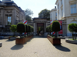 Entrance to the BELvue Museum at the Place des Palais square