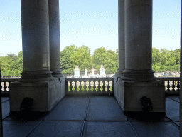 The Balcony of the Royal Palace of Brussels and the Brussels Park, viewed from the Large Anteroom
